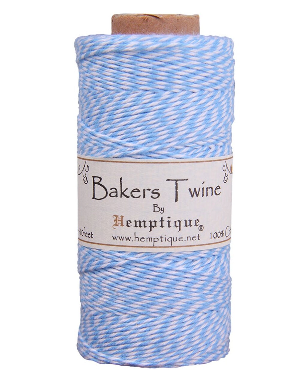 Hemptique Cotton Bakers Twine 2-Ply Spools Eco Friendly Sustainable Naturally Grown Jewelry Bracelet Making Paper Crafting Scrapbooking Bookbinding Mixed Media Crocheting Macrame Seasonal Holiday Gift Wrapping Outdoor Gardening
